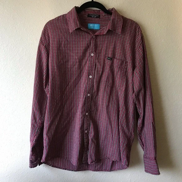 Matix Shirts Matix Marc Johnson Red Plaid Button Down Shirt